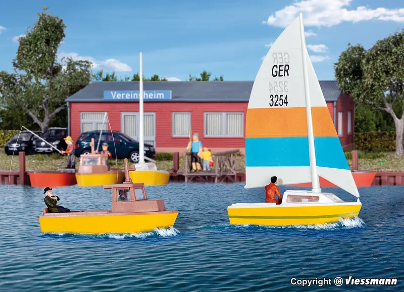 39159 - Boats Set Kit (Ho Scale) 1
