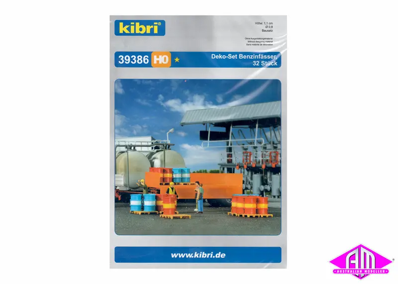 39386 - Oil Drums Kit - 32Pc (Ho Scale) 1
