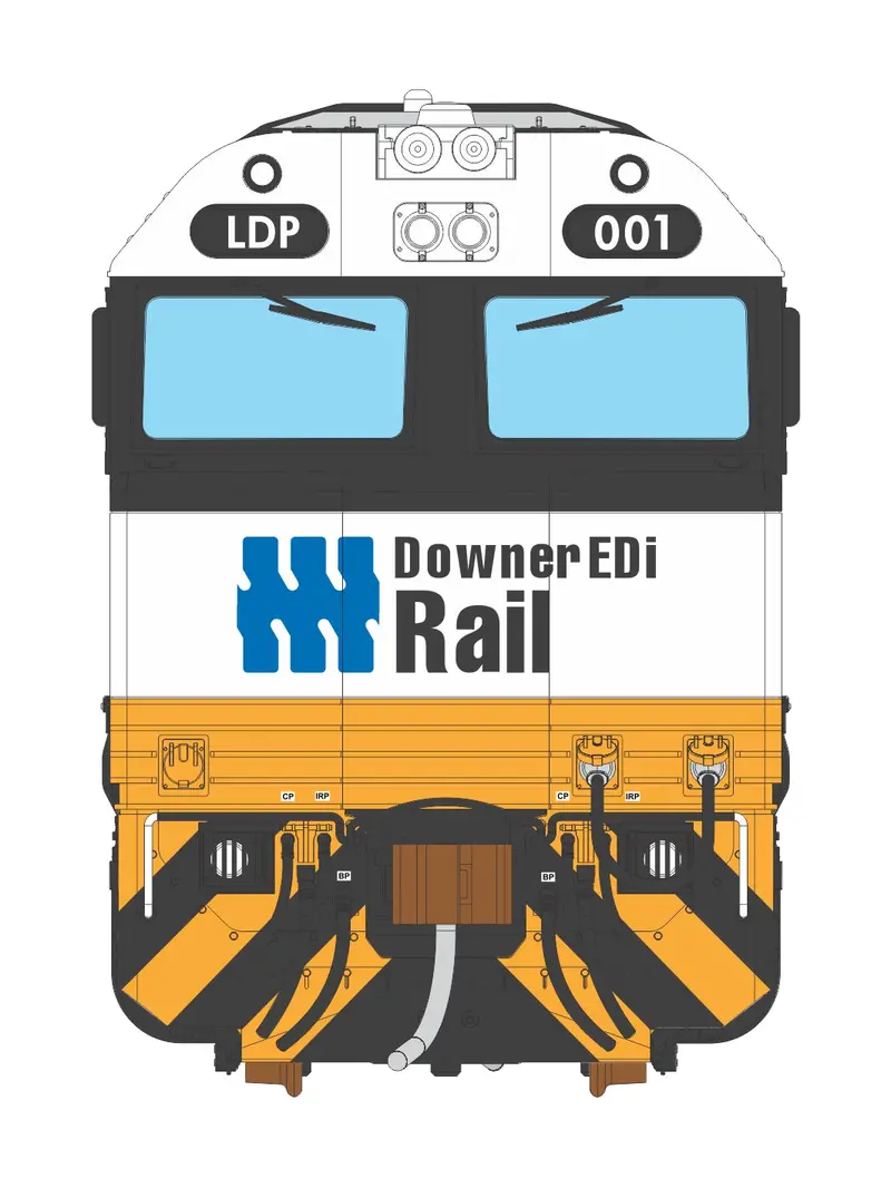 3D Wall Art Gt46c-Ace Class Ldp001 Downer Edi Rail (1:8 Scale) La-22 1
