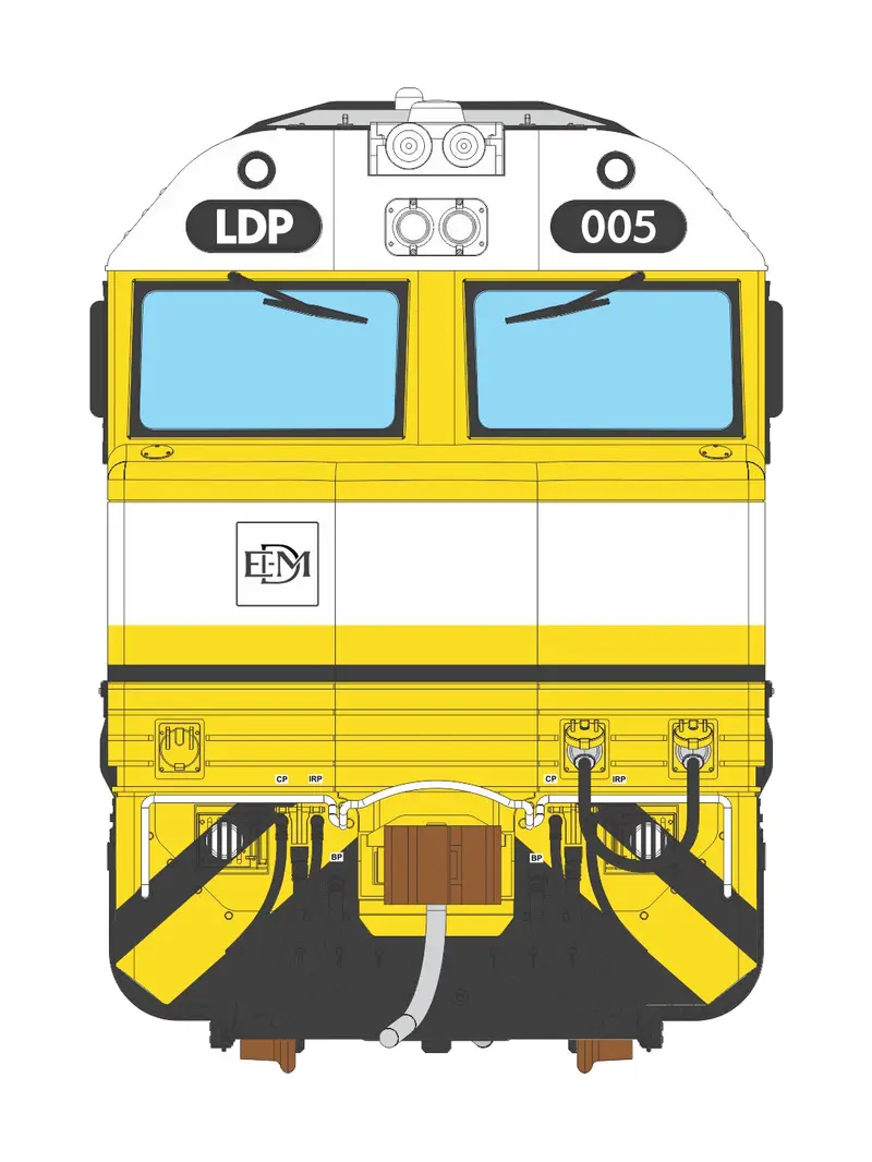 3D Wall Art Gt46c-Ace Class Ldp005 Progress Rail (1:8 Scale) La-30 1