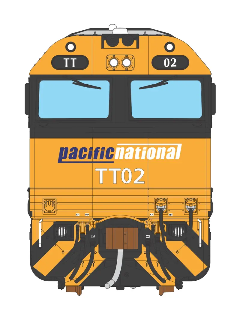 3D Wall Art Gt46c-Ace Class Tt02 Pacific National (1:8 Scale) La-20 1