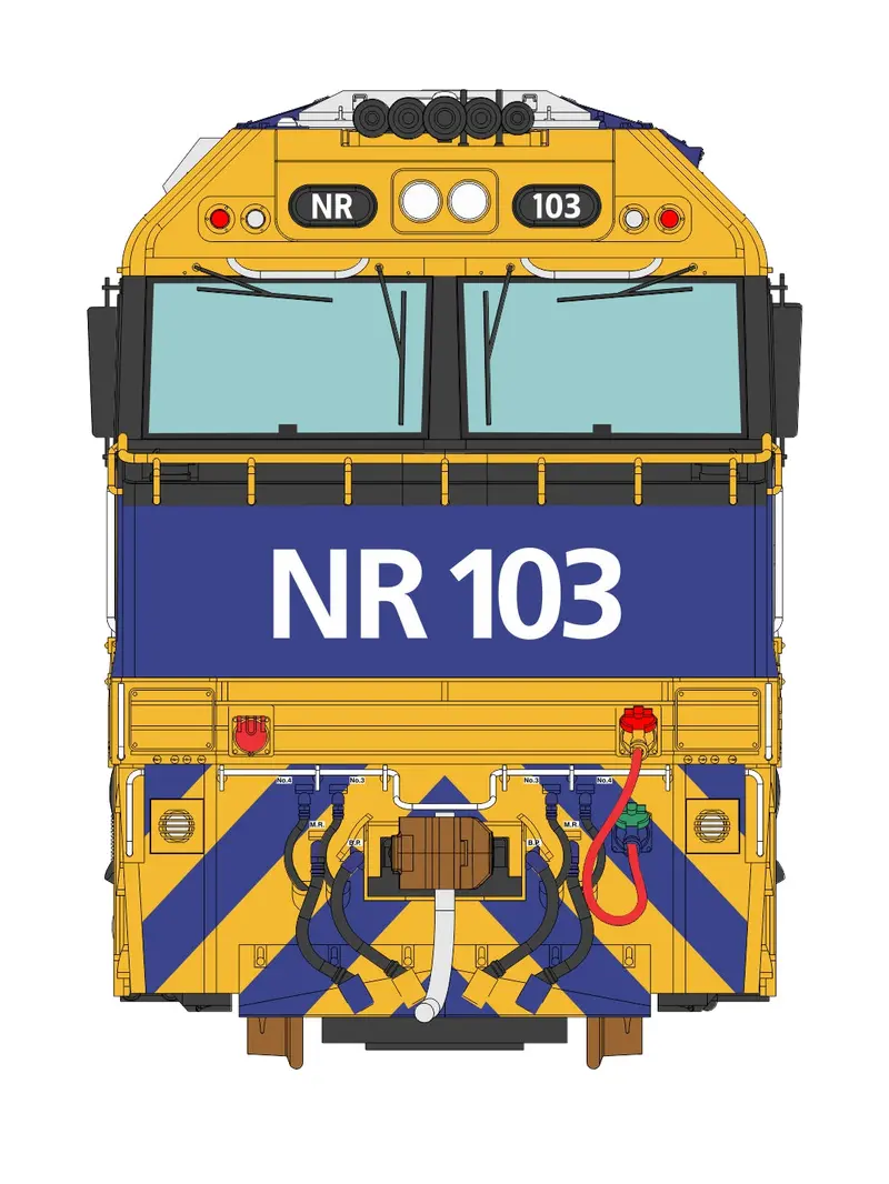 3D Wall Art Nr Class Nr103 Pacific National Trial Livery (1:8 Scale) La-7 1