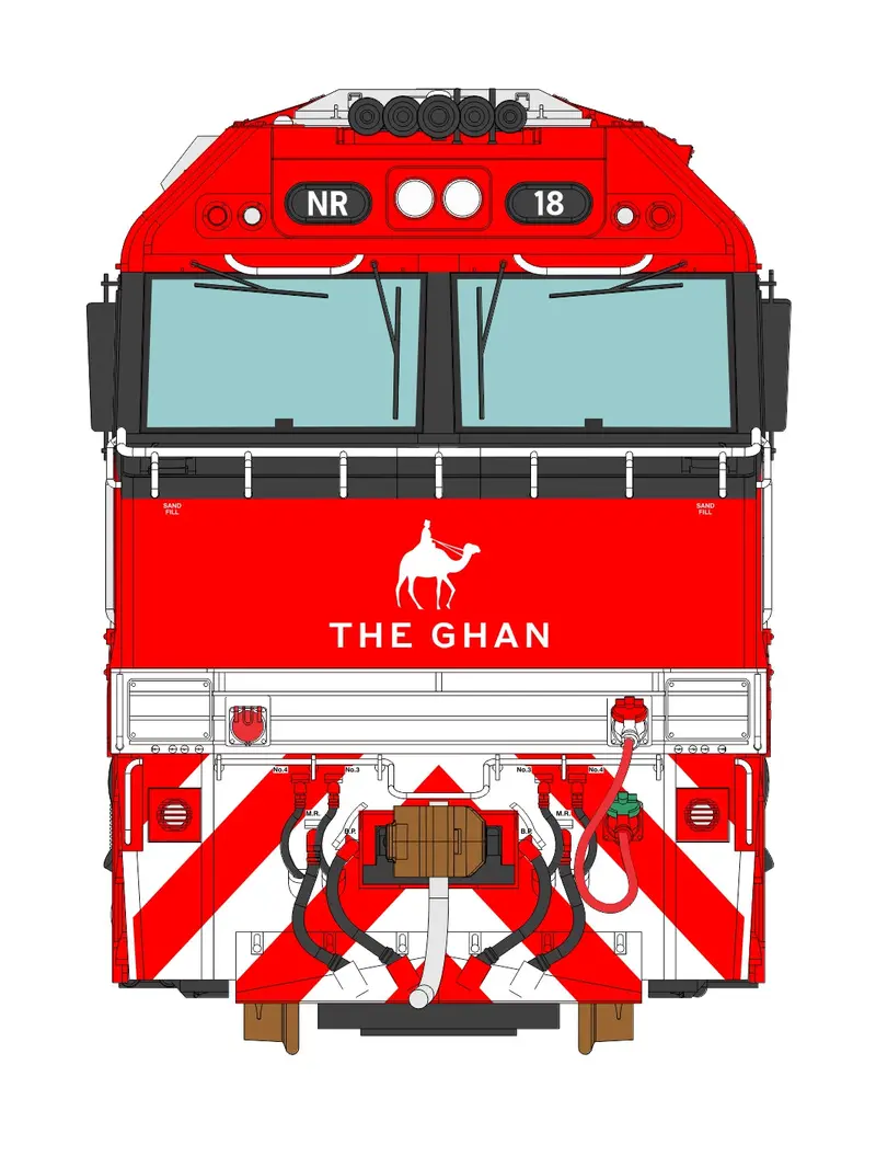 3D Wall Art Nr Class Nr18 The Ghan Mk3 (1:8 Scale) La-10 1