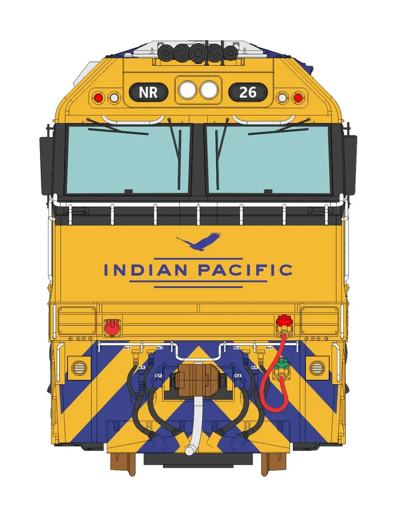3D Wall Art Nr Class Nr26 Indian Pacific Mk4 (1:8 Scale) La-15 1