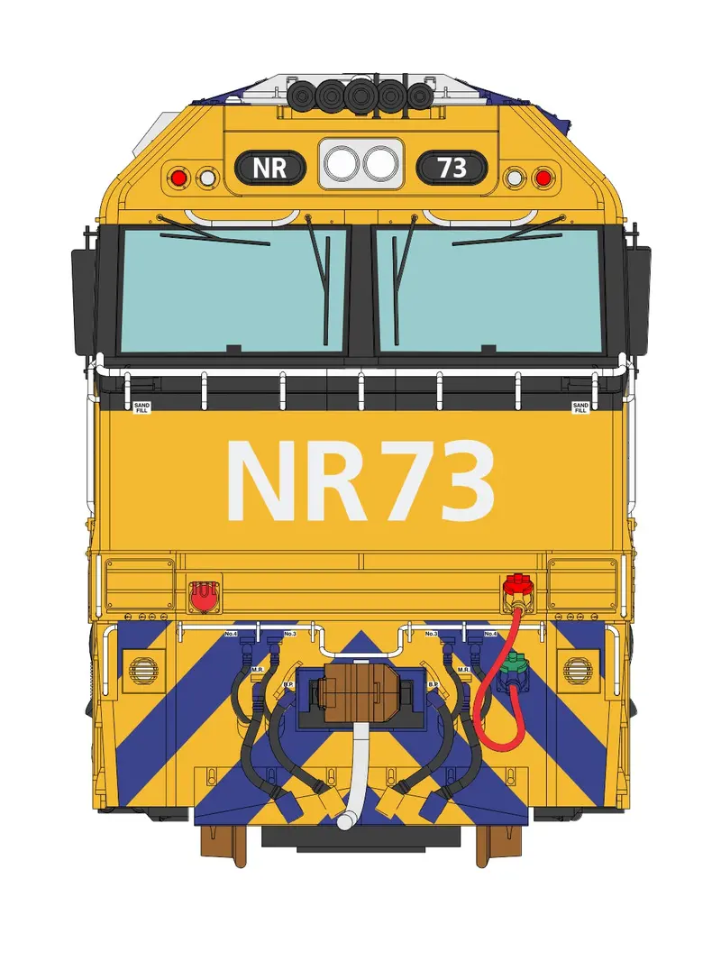 3D Wall Art Nr Class Nr73 Pacific National No Stars (1:8 Scale) La-6 1