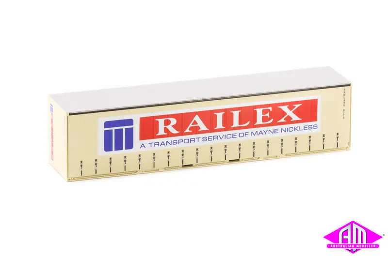 40' Curtain Side Container Railex Twin Pack 40Cs-05 1