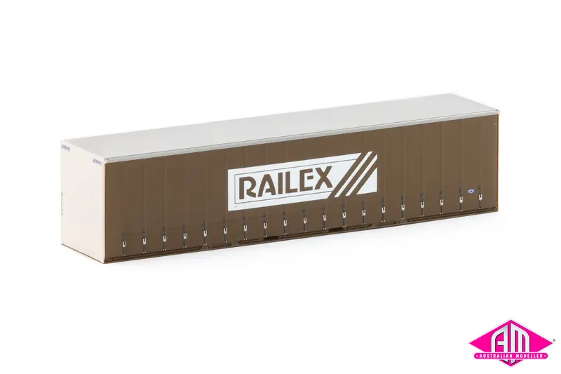 40' Curtain Side Container Railex Twin Pack 40Cs-40 1