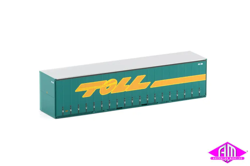 40' Curtain Side Container Toll Green Twin Pack 40Cs-13 1