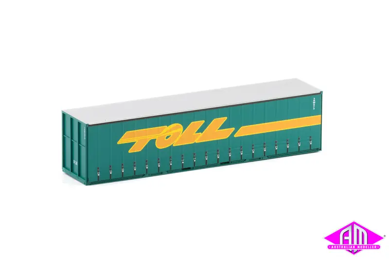 40' Curtain Side Container Toll Green Twin Pack 40Cs-14 1