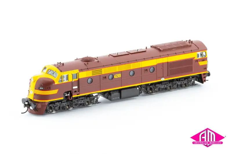 421 Class Locomotive 42101 Indian Red, Red Lining (421-1) Ho Scale 1
