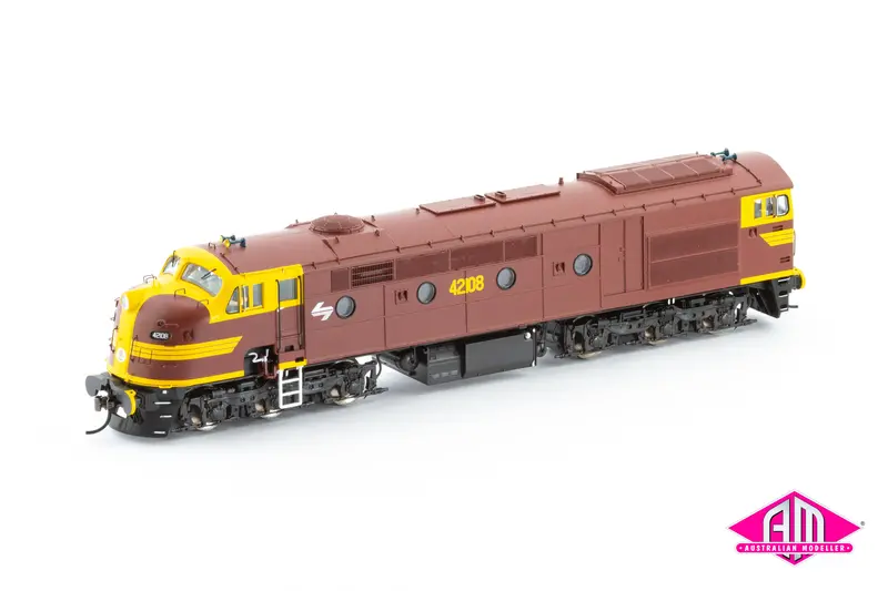 421 Class Locomotive 42108 Indian Red Austerity, White L7 (421-27) Ho Scale 1