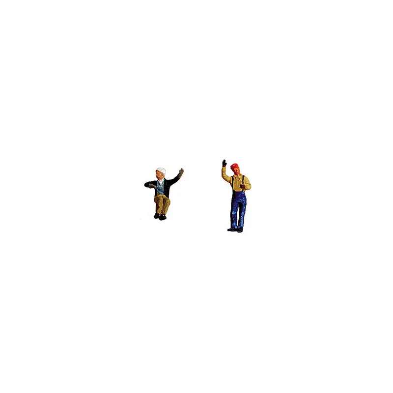 430-7008 - Diesel Engineer & Fireman Waving 2Pc (Ho Scale) 1