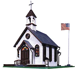 433-1350 - Town Church Kit (Ho Scale) 1