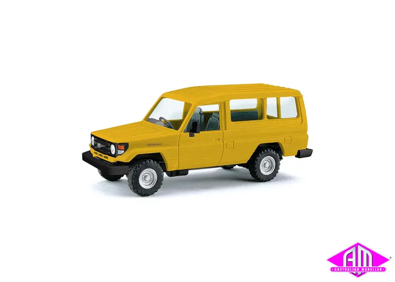 43554 - Toyota Land Cruiser - Hzj 78 Yellow (Ho Scale) 1