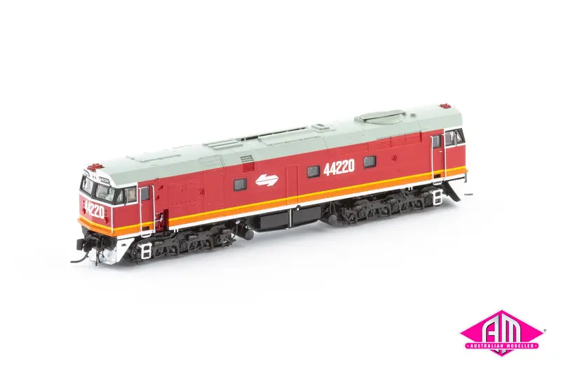 442 Class Locomotive 44220 Candy With White L7 & No Buffers (N442-10) N-Scale 1