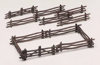45984 - Rustic Fence (O Scale) 1