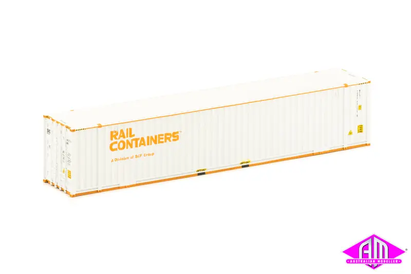 48' Container Rail Containers Large Writing (2 Pack) 1