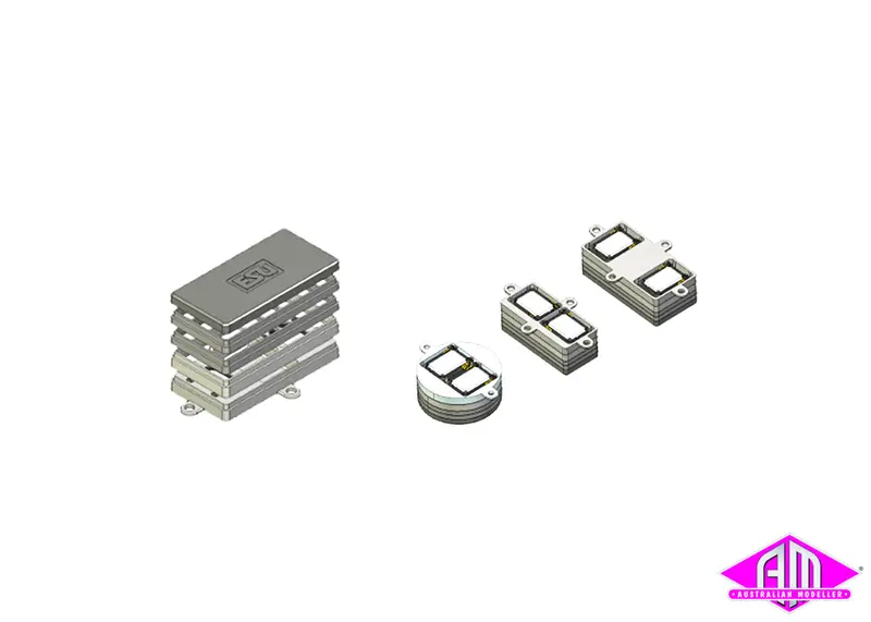 50340 - Speaker Set - Dual 11X15mm - Modular Soundbox Kit For 28Mm, 20X40mm, 16X35mm 1