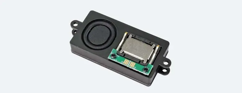 50345 - Speaker 22Mm X 42Mm X 8.0Mm, Square, 4 Ohm, Passive Radiator 1