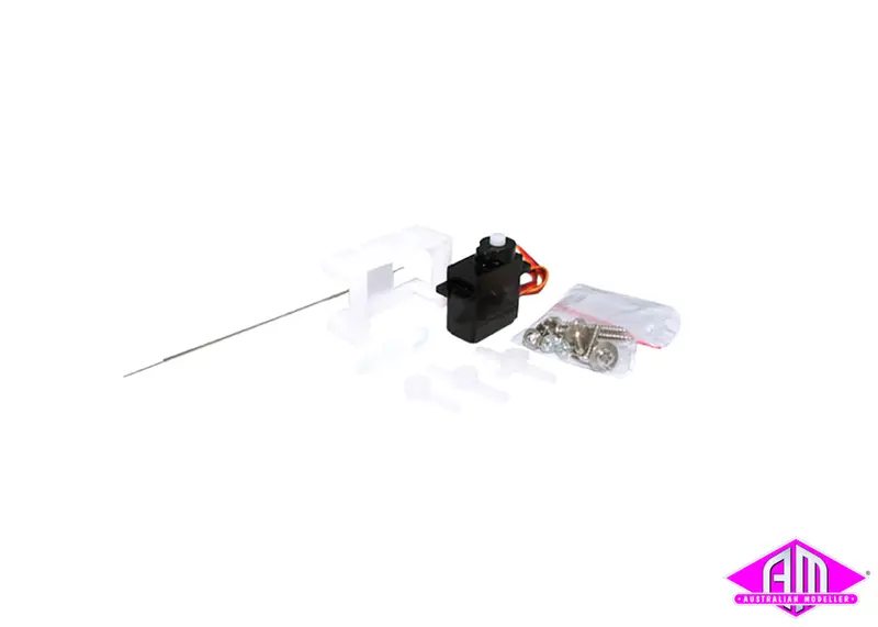 51804 - Servo Motor - Precision Mini-Servo - Micro-Controlled With Plastic Gearing + Mounting Kit 1
