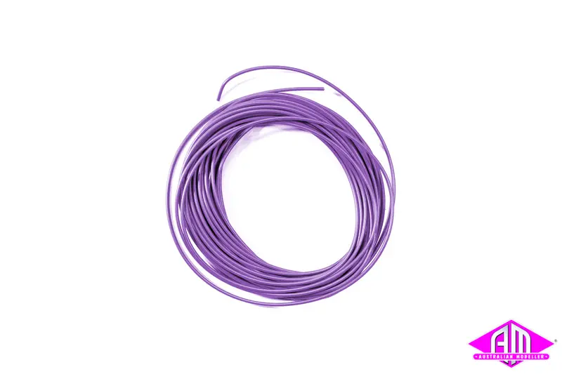 51941 - Super Thin Cable - 0.5Mm Diameter - Awg36 - 10M Bundle - Purple 1