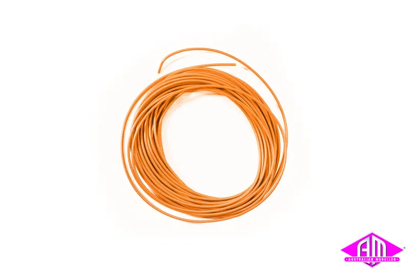 51944 - Super Thin Cable - 0.5Mm Diameter - Awg36 - 10M Bundle - Orange 1
