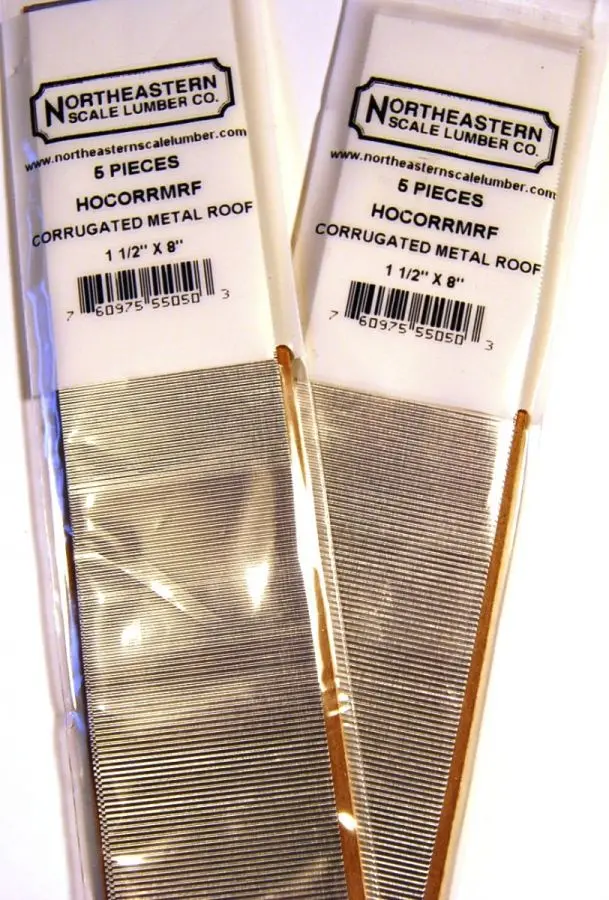 521-55051 - Corrugated Metal Roof (Ho Scale) 1