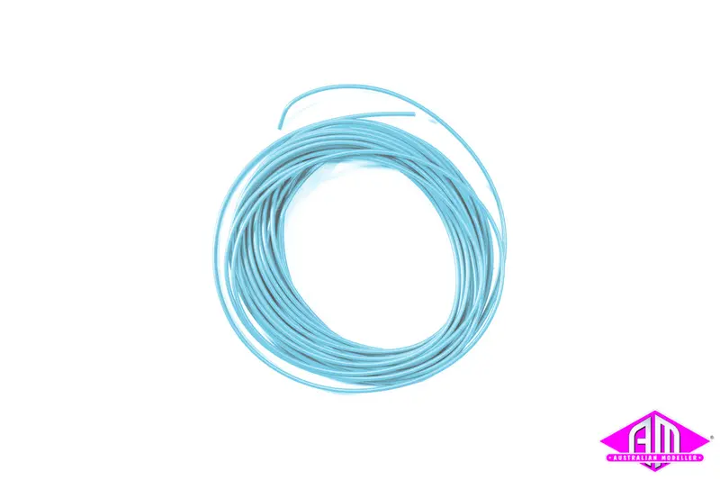 53911 - Super Thin Cable - 0.5Mm Diameter - Awg36 - 10M Bundle - Turquoise 1