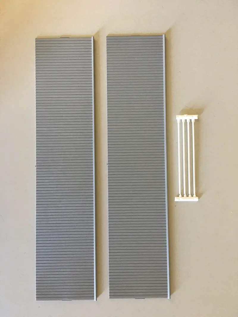 541-1011 - Prefab Steel Warehouse Walls (Ho Scale) 1