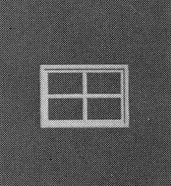541-2103 - Four Pane Window (Ho Scale) 1
