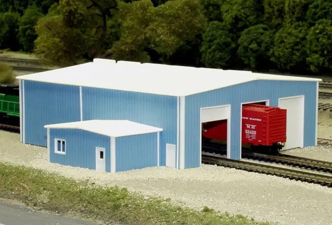 541-8014 - The Shops Kit - Blue (N Scale) 1