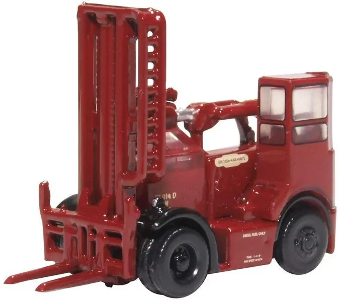 553-Nsdf002 - Shelvoke & Drewry Freightlifter - British Rail Crimson (N Scale) 1