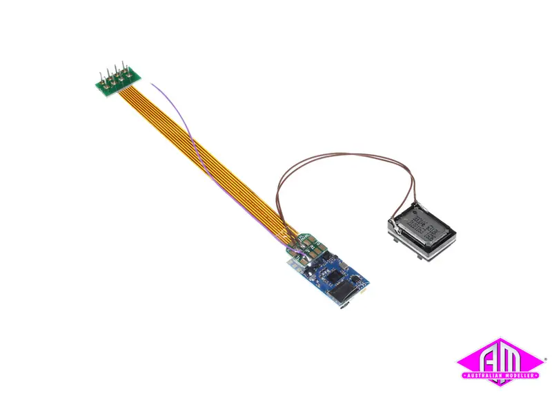 58810 - Loksound 5 Micro Dcc/Mm/Sx/M4 "Blank Decoder" - 8-Pin Nem652 + Speaker 11X15mm (Tt/Ho/N Scale) 1