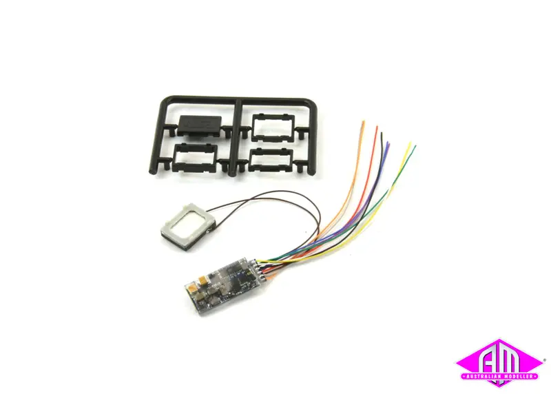 58813 - Loksound 5 Micro Dcc/Mm/Sx/M4 "Blank Decoder" - Single Wires + Speaker 11X15mm (Tt/Ho/N Scale) 1