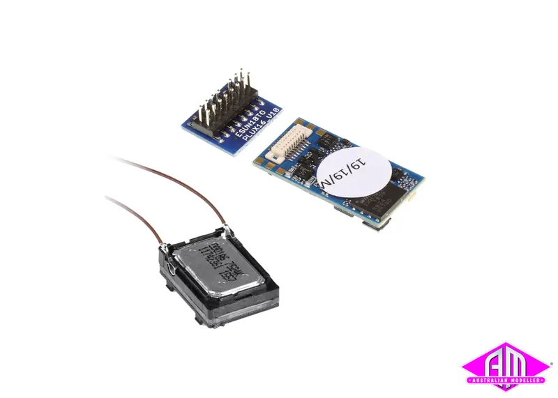 58814 - Loksound 5 Micro Dcc/Mm/Sx/M4 "Blank Decoder" - Plux16 + Speaker 11X15mm (Tt/Ho/N Scale) 1