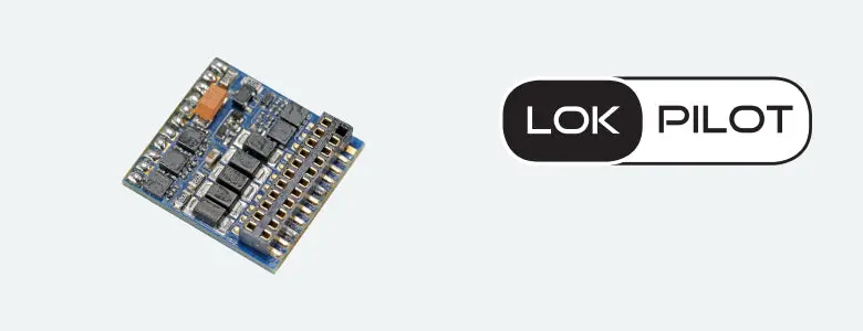 59220 - Lokpilot 5 Fx Function Only Dcc - 8-Pin Nem652 (Ho/O Scale) 1