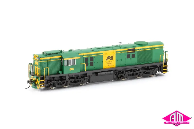 600 Class Locomotive 607-N An Green & Yellow - Green Roof (600-10) Ho Scale 1