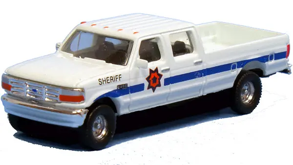 618-N38l65777 - Ford F-250 Series Super Duty Sd Police Department Set (N Scale) 1