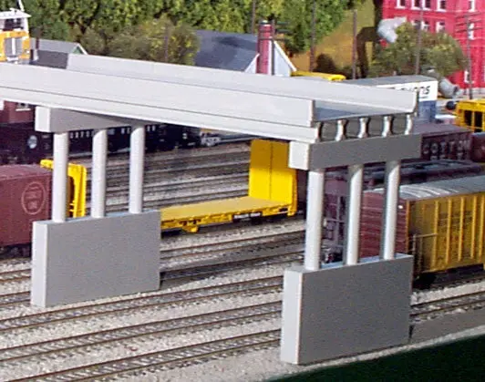 628-0112 - Modern Highway Overpass Kit With Pier (Ho Scale) 1