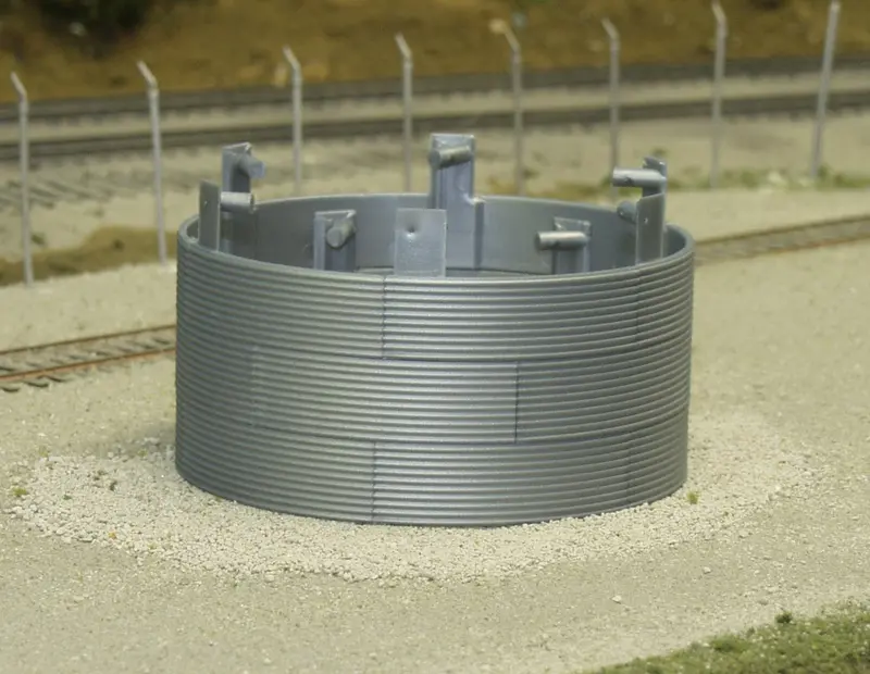 628-0705 - 11' Grain Bin Extension Kit - 3-Bands (N Scale) 1