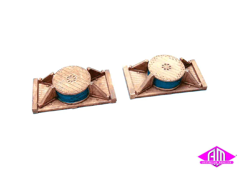7245 - Light Cable Spool Wagon Load (Ho Scale) 1