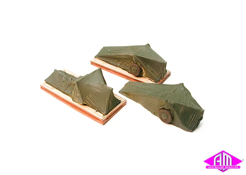 7257 - Covered Artillery Wagon Load (Ho Scale) 1