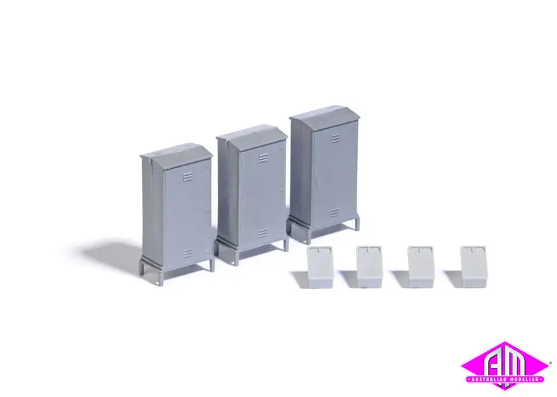 7792 - Switch & Telephone Cabinets (Ho Scale) 1