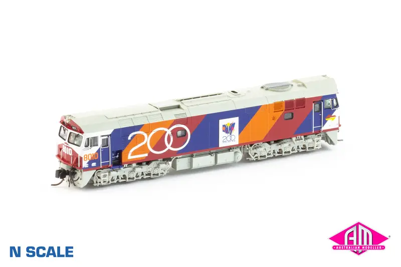 80 Class Locomotive 8010 Bicentennial (N80-5) N-Scale 1