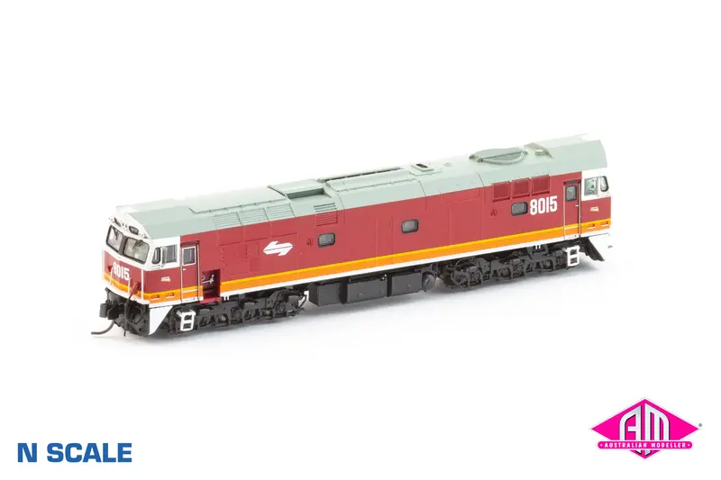 80 Class Locomotive 8015 Candy With White L7 & Fr Logos (N80-7) N-Scale 1
