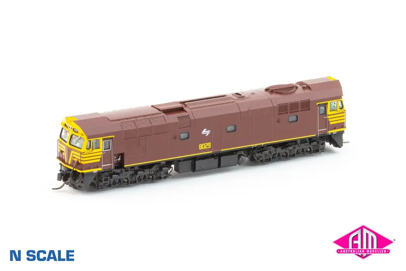 80 Class Locomotive 8029 Indian Red With White L7 (N80-2) N-Scale 1