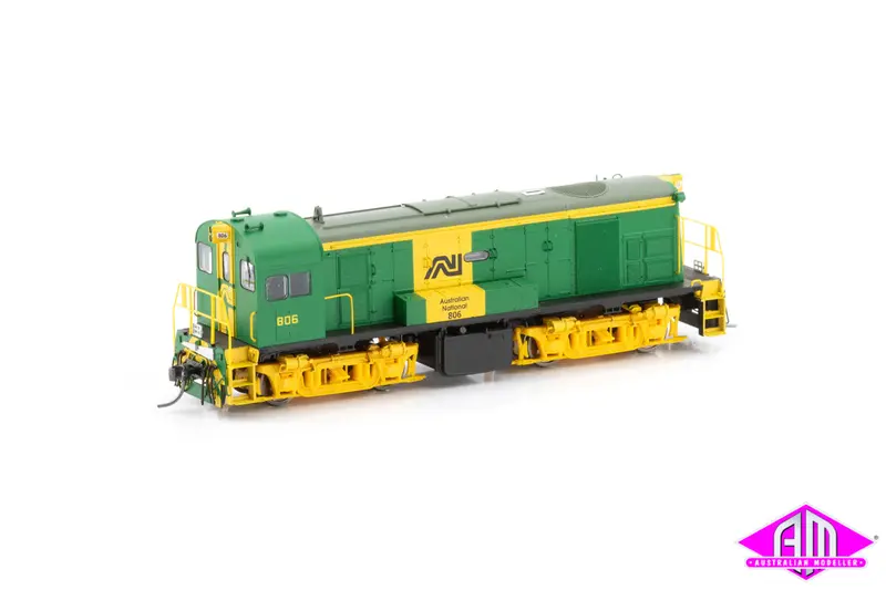 800 Class Locomotive 806 An Green & Yellow 1