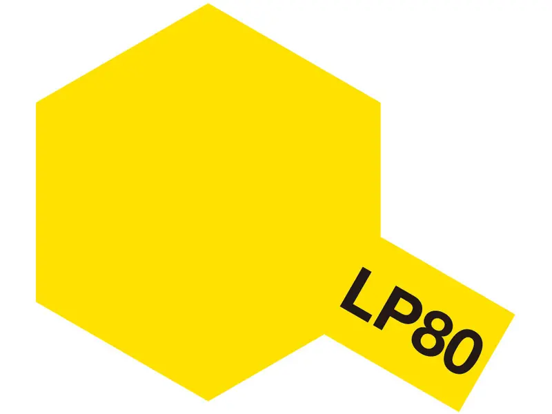 82180 - Lacquer - Flat Yellow - Lp-80 (10Ml) 1