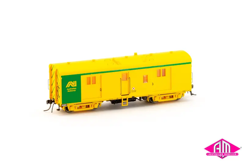 8300 Brake Van 8303 1980S Yellow/Green (8300 012) 1