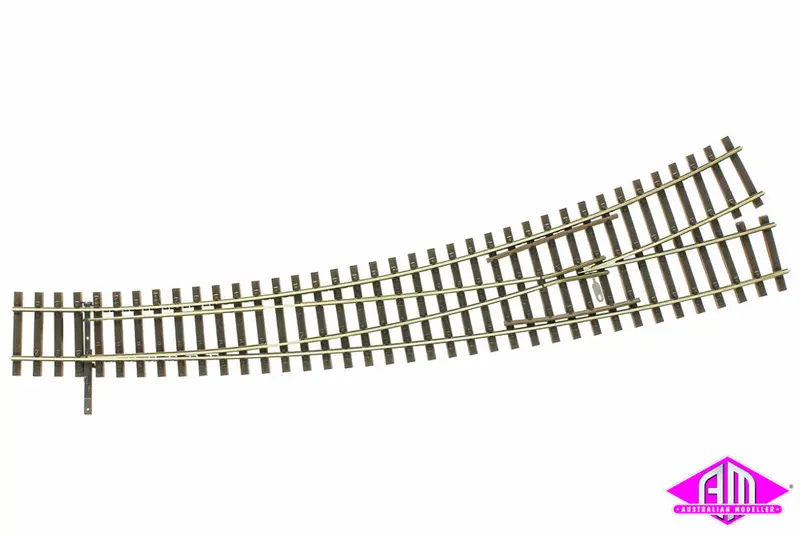 85314 - Left Hand Curved Point - Code 83 - R 484/778Mm - 9/12 Deg (Ho Scale) 1